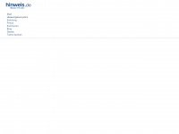 hinweis.de Webseite Vorschau