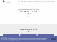 huber-bau-ilvesheim.de Webseite Vorschau