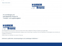 huber-trans-moos.de Webseite Vorschau