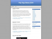 hiphopnewskoeln.wordpress.com Webseite Vorschau