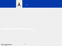 hubertus-hofkirchen.de Webseite Vorschau