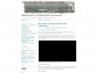 huckeduck.wordpress.com Webseite Vorschau