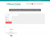 buesum-travel.com Webseite Vorschau