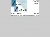 marco-wedekind.de Webseite Vorschau