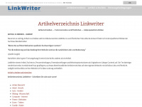 linkwriter.biz Webseite Vorschau