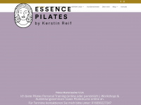 essence-pilates.de Webseite Vorschau
