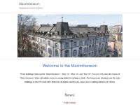 maximilianeum.ch Webseite Vorschau