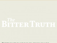 the-bitter-truth.com Webseite Vorschau