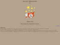 astro-fox.de Webseite Vorschau
