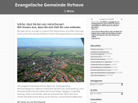 kirche-ihrhove.de Webseite Vorschau