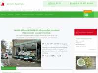 hirsch-apotheke-meerbusch.de Webseite Vorschau