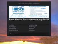 hirsch-bau.de Webseite Vorschau