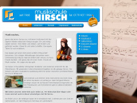 hirsch-musikschule.de Webseite Vorschau
