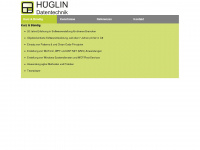 hueglin-datentechnik.de Webseite Vorschau