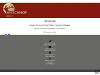 hirschhof.com Webseite Vorschau