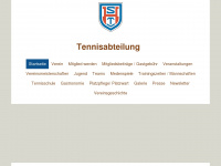 huenxe-tennis.de Webseite Vorschau