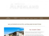 hotel-alpenland.net Webseite Vorschau