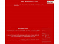 hotel-baumann.de Webseite Vorschau