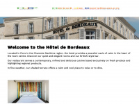 hotel-de-bordeaux.com Webseite Vorschau