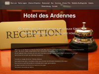 hotel-des-ardennes.info Webseite Vorschau