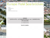 hotel-europa-sb.de Webseite Vorschau