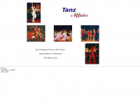 tanzaffairs.de Webseite Vorschau