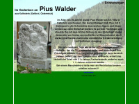 pius-walder.at Webseite Vorschau