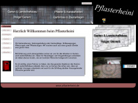 pflasterheini.de Webseite Vorschau