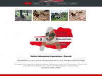 k9-rettungshunde.at Webseite Vorschau