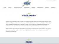 royal-cheer-force.com Webseite Vorschau