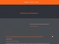zivilschutz-weinland.ch Webseite Vorschau