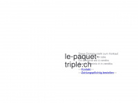 le-paquet-triple.ch Webseite Vorschau