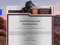 hufschmiedekremer.de Webseite Vorschau