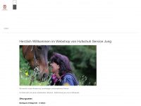 hufschuh-service-jung.de Webseite Vorschau