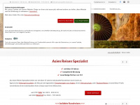 asia-pacific-reisen.com Webseite Vorschau