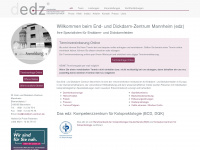 enddarm-zentrum.de Webseite Vorschau