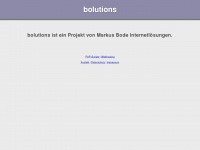bolutions.com Webseite Vorschau