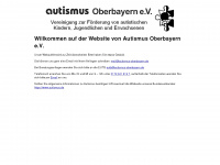 autismus-oberbayern.de Webseite Vorschau