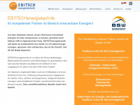 ebitsch-energietechnik.de Webseite Vorschau