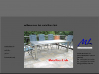 metallbau-lieb.de Webseite Vorschau