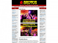 brutus.cz Webseite Vorschau