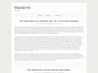 madainfo.de Webseite Vorschau