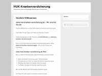 huk-kranken-versicherung.de Webseite Vorschau