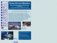human-dolphin-research.com Webseite Vorschau