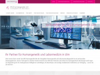 humangenetik-ulm.de Webseite Vorschau