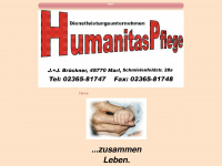 humanitaspflege-online.de Webseite Vorschau