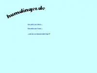 humdinger.de Webseite Vorschau