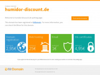 humidor-discount.de Webseite Vorschau