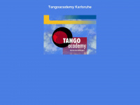 tangoacademy.de Webseite Vorschau