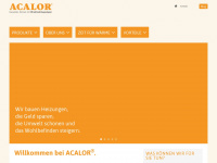 acalor.de Webseite Vorschau